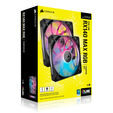 CORSAIR iCUE LINK RX140 MAX RGB PWM Fan - 2-Pack, 140mm, black image number null