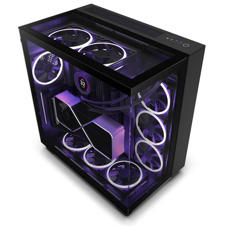 NZXT H9 Elite Mid Tower - Black image number 4
