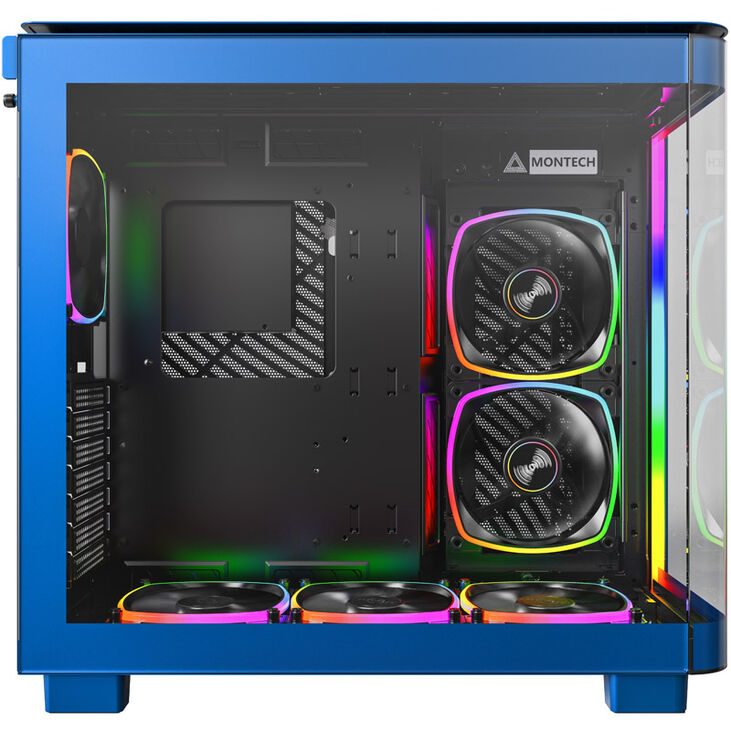Montech KING 95 PRO Mid Tower, Tempered Glass, ARGB - Berlin Blue image number 4