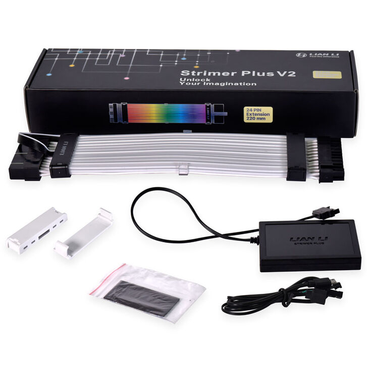 Lian Li Strimer Plus V2 RGB Mainboardkabel + RGB PCIe VGA-Stromkabel V2 image number 8