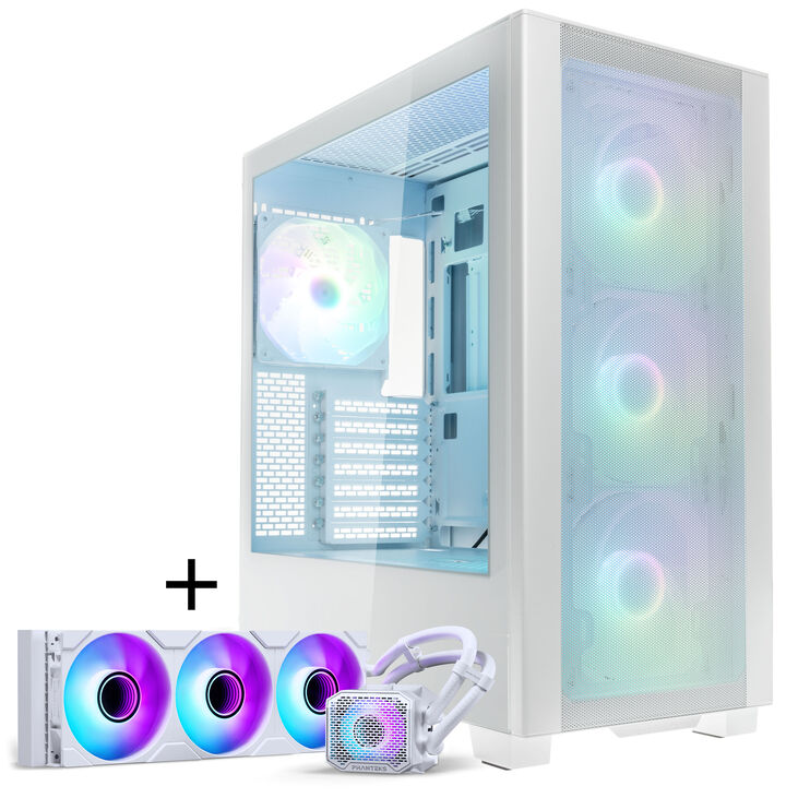PHANTEKS XT Pro Ultra + Glacier One 360M25 Gen2 DRGB, 360mm, Bundle - white image number 0