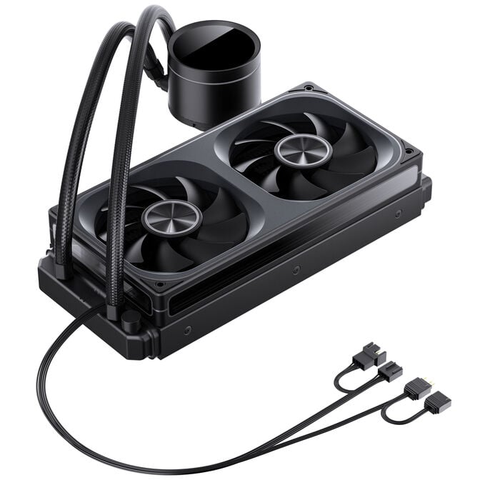 Jonsbo TH-240 AiO Water Cooling, ARGB, Segment Display - 240mm, Black image number 10