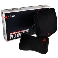 Nitro Concepts Memory Foam Cushion Set - Black/Red