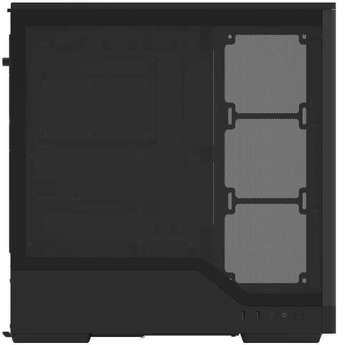 Aerocool D520A PC-Geh&auml;use, Midi-Tower, ATX, Tempered Glass, RGB - schwarz image number 4