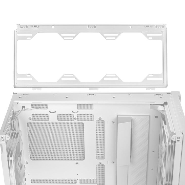 ASUS TUF Gaming GT302 TG ARGB Gehäuse - weiß image number 9