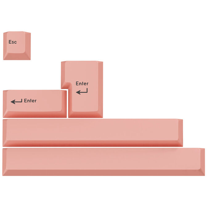 GMK Additional Kit, ABS-Keycaps, Double-Shot, Erweiterungsset f&uuml;r ISO & ANSI &ndash; pastell pink image number 0