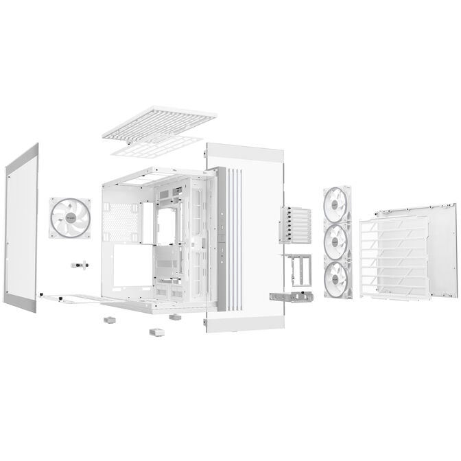 be quiet! Light Base 900 FX PC Case, Full Tower, Tempered Glass, ARGB - white image number 8