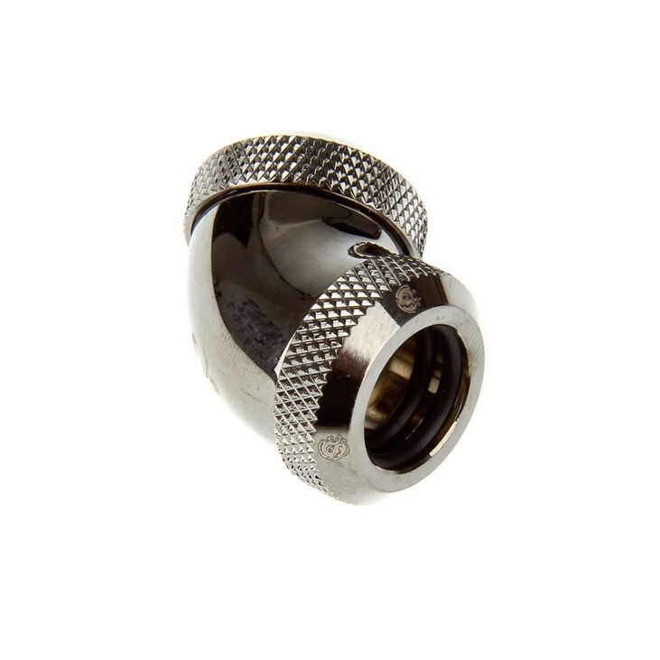 Bitspower Multi-Link Adapter 60 Grad 12mm AD auf 12mm AD Hardtube - schwarz glänzend image number 0