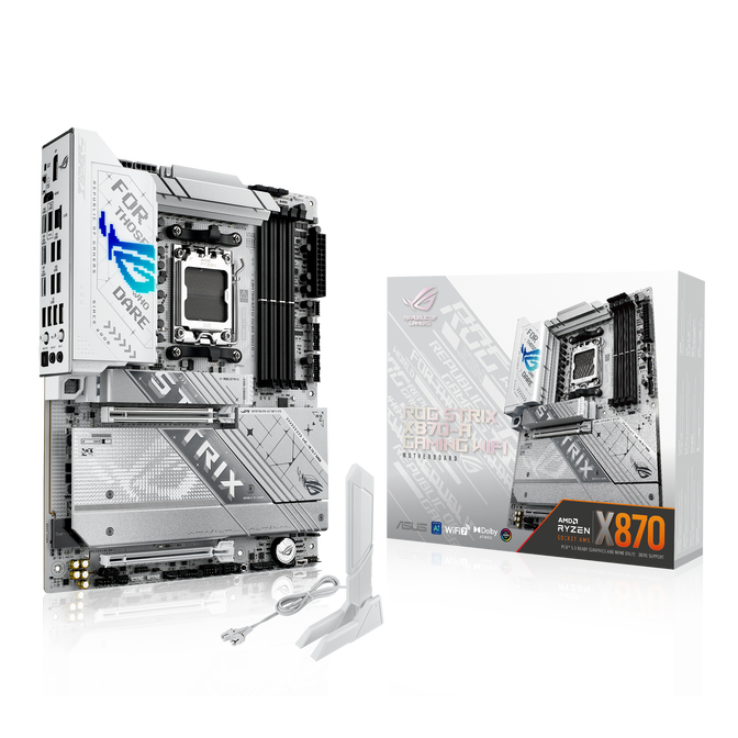 ASUS ROG Strix X870-A Gaming WiFi Mainboard, AMD X870, Sockel AM5, DDR5 image number 0
