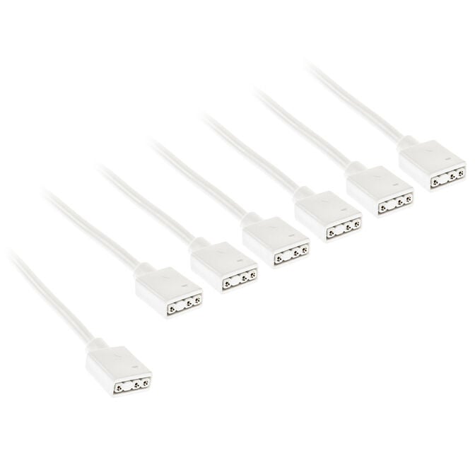 Kolink ARGB 1-6 splitter cable - 30cm, white image number 0