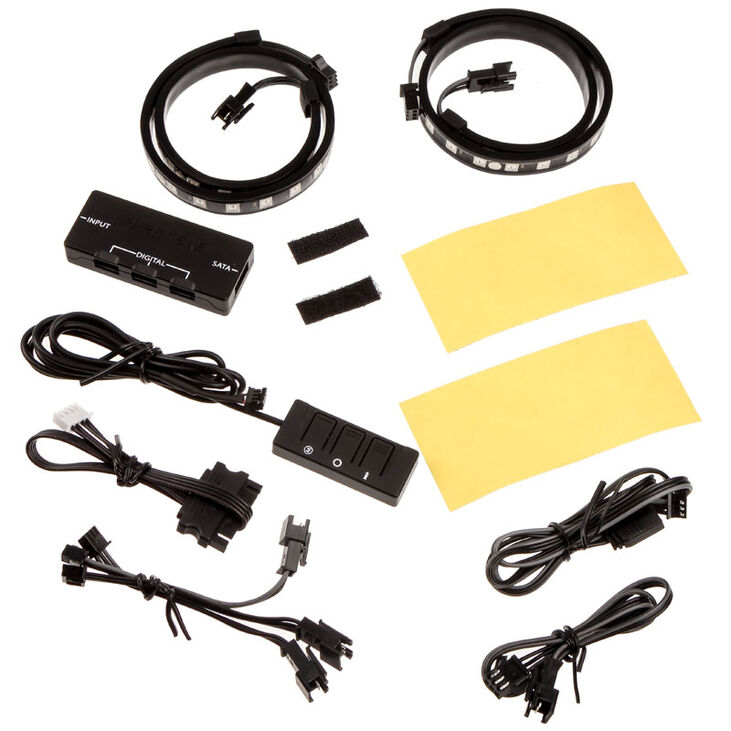 PHANTEKS Digital-RGB Starter Kit inkl. Controller und 2x LED-Strip image number 2