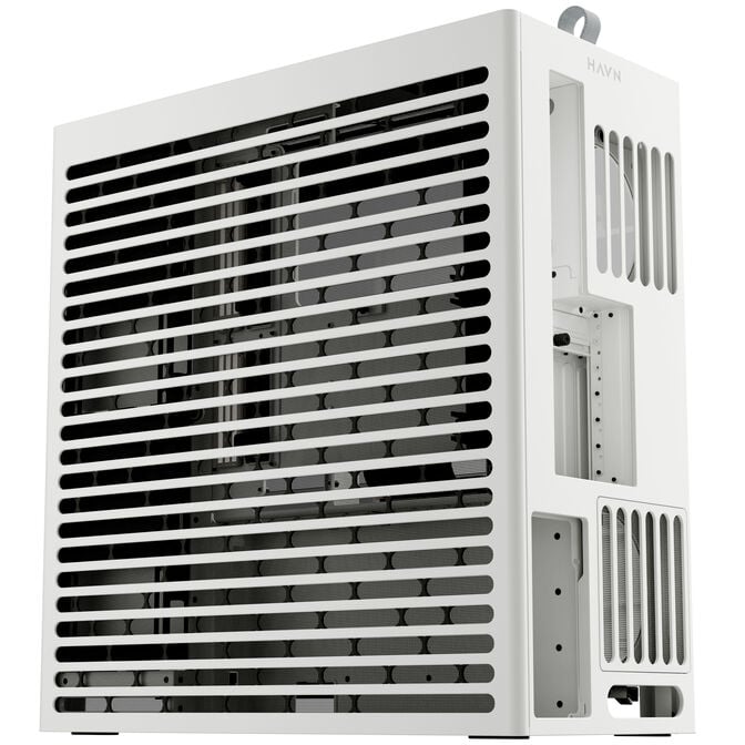 HAVN HS 360 VGPU PC-Geh&auml;use, Midi-Tower, vertikale GPU-Halterung - wei&szlig; image number 2