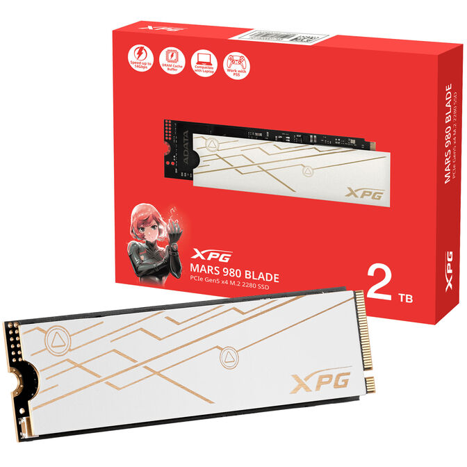 ADATA XPG MARS 980 BLADE NVMe SSD, PCIe 5.0 M.2 Typ 2280  - 2 TB image number 0