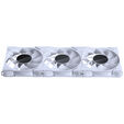 PHANTEKS M25 Gen2 PWM D-RGB Fan, 3-Pack - 120mm, White image number null