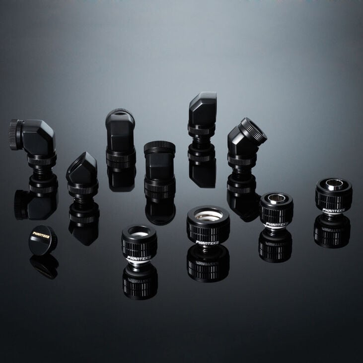 PHANTEKS Hard-Tube Adapter 2x 12mm 45 Grad - schwarz image number 4