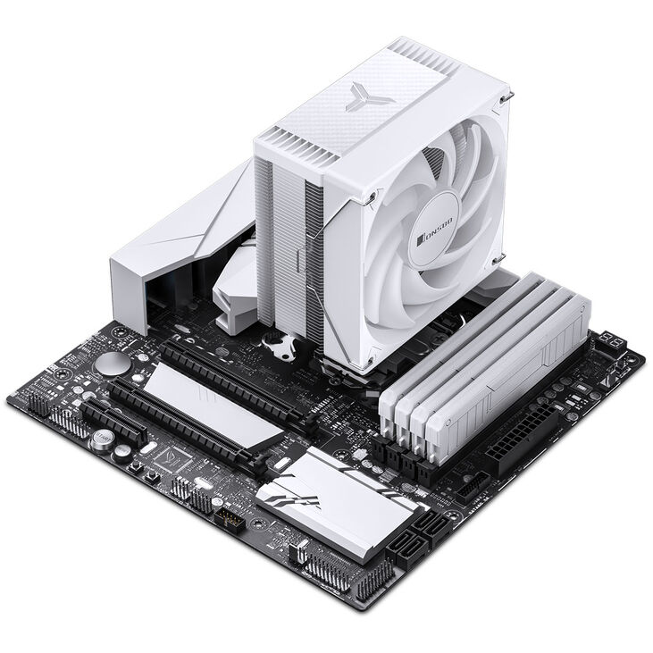 Jonsbo CR-1000MAX CPU cooler, 120mm, ARGB - white image number 10