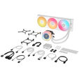 Corsair iCUE LINK Titan 360 RX LCD Komplett-Wasserk&uuml;hlung, RGB - 360mm, wei&szlig; image number null