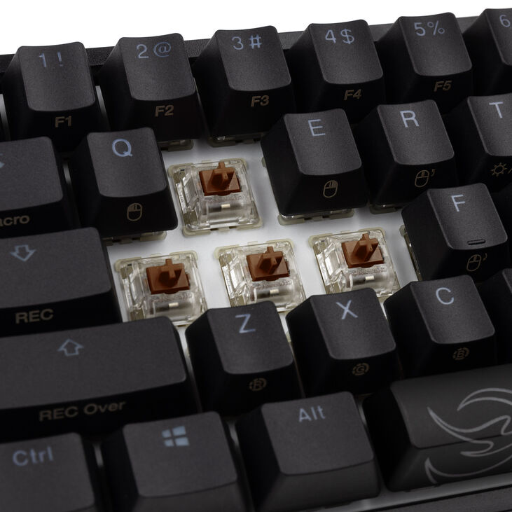 Ducky One 2 Pro Mini Gaming Keyboard, RGB LED - Cherry Brown (US) image number 7