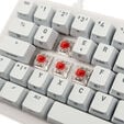 Cherry Xtrfy K5 Gaming Tastatur, TKL, RGB - transparent/wei&szlig; image number null