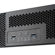 SilverStone RM23-502 Rackmount Server Case, ATX, USB 3.0 - 2U - black image number null