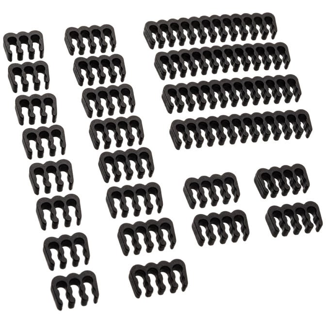 Akasa Cable Comb Set - 3mm, black image number 0