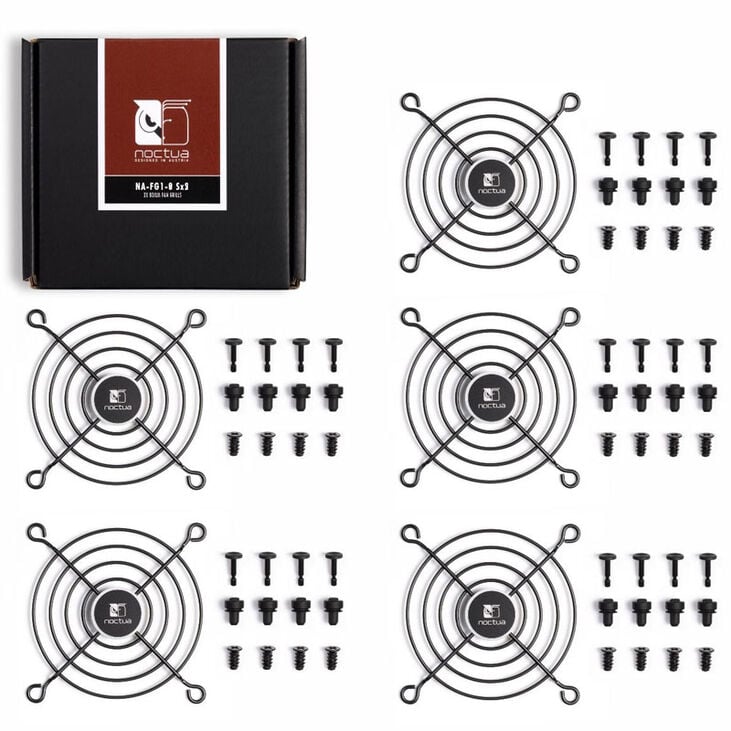 Noctua NA-FG1-8 Sx5 Fan Guard 80 mm - black image number 0