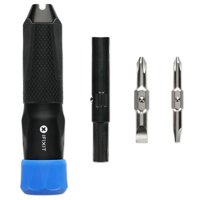 iFixit Narwhal 6-in-1 Schraubenzieher, arretierende Drehkappe - schwarz image number 1
