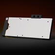 EK Water Blocks EK-Quantum Vector&sup2; Trio RTX 3080/90 Backplate - silber image number null