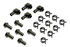 Wasseranschluss-Set Fitting 10mm gerade/gewinkelt - black image number null