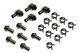 Wasseranschluss-Set Fitting 10mm gerade/gewinkelt - black