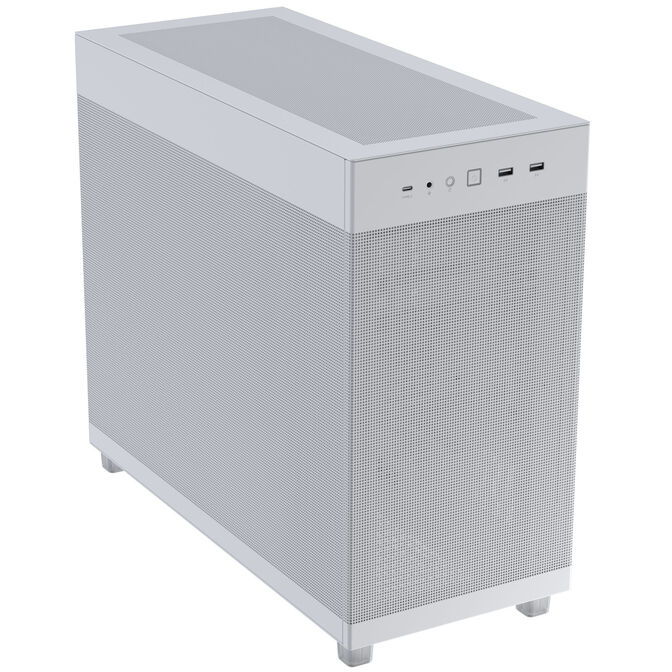 ASUS Prime AP303 PC Case, Mid Tower, ATX, Mesh Panel - White image number 2