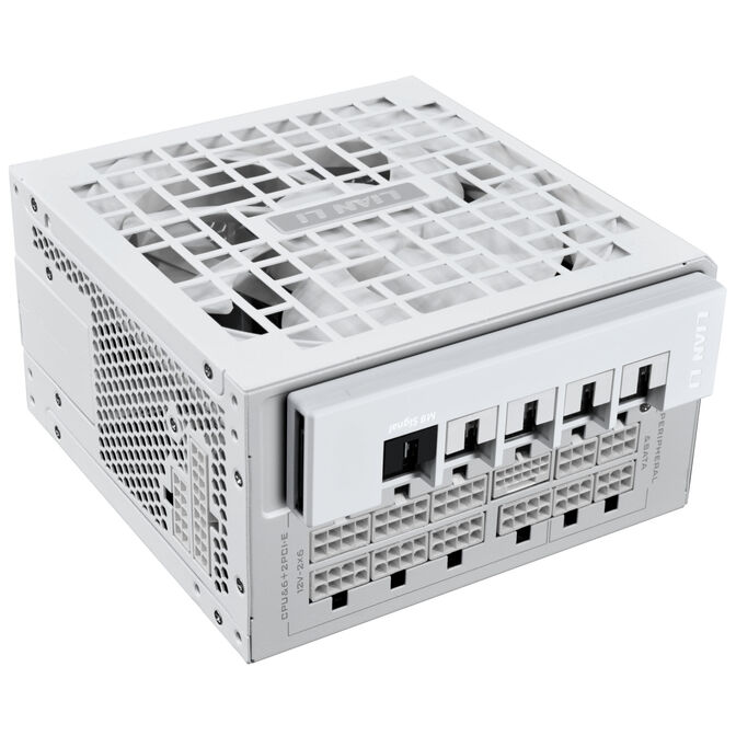 Lian Li RS Series 80 PLUS Gold Power Supply, ATX 3.1, modular - 1,200 Watts, with RS Hub, white image number 2