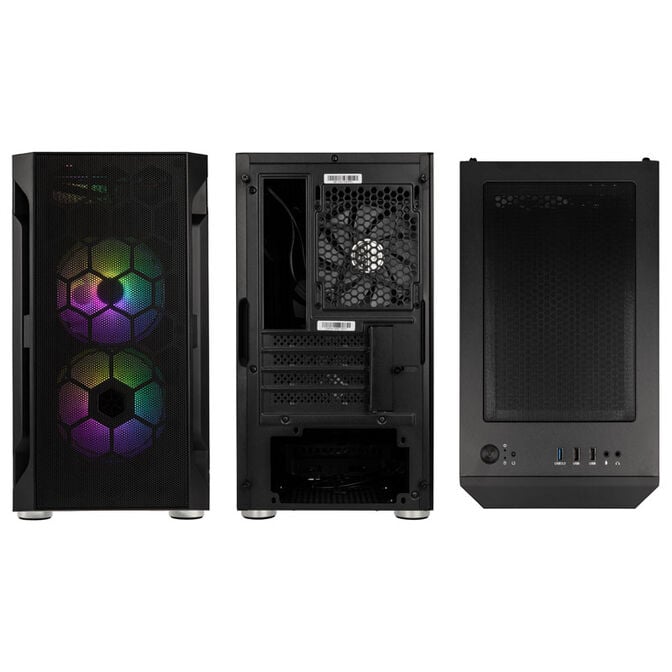 SilverStone Fara H1M PRO Micro-ATX Geh&auml;use, ARGB - schwarz image number 3
