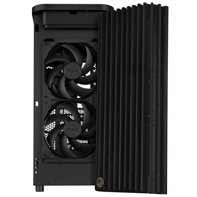 ASUS ProArt PA401 Wood Edition PC-Geh&auml;use, Midi-Tower, ATX, Mesh-Panel &ndash; schwarz image number 6