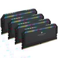 Corsair Dominator Platinum RGB DDR5-6600 RAM, CL32, XMP - 64 GB Quad-Kit, black