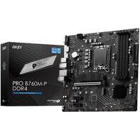 MSI Pro B760M-P, Sockel LGA 1700, Intel B760M, Micro-ATX - DDR4