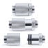 Alphacool ES D-Plug 25.5-40.5mm, G1/4 male thread to G1/4 male thread - chrome image number null