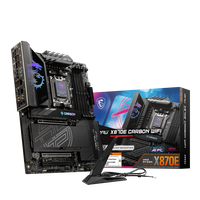 MSI MPG X870E Carbon WiFi Mainboard, Sockel AM5, AMD X870E, ATX, DDR5