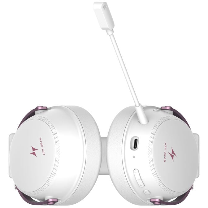 ATK N9 Neptune Ultra Wireless Gaming Headset - white/pink image number 7