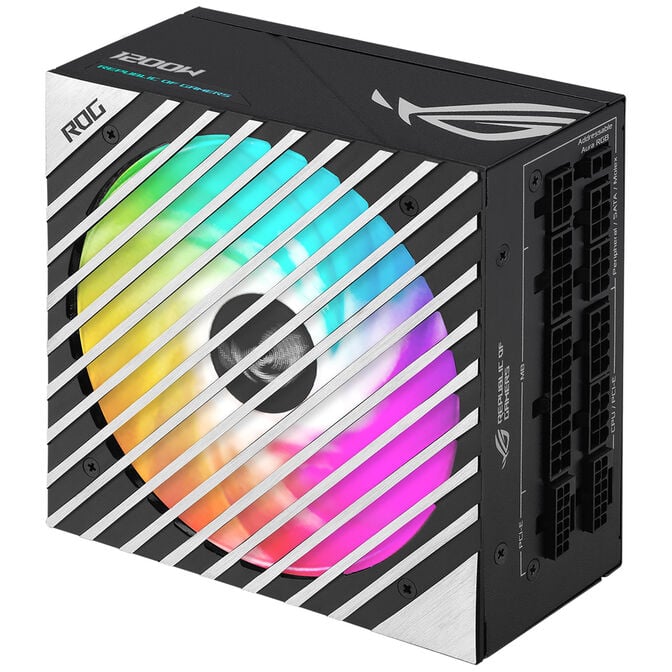 ASUS ROG Loki SFX-L 1200W, 80 PLUS Titanium Netzteil, modular, PCIe 5.0 - 1200 Watt, wei&szlig; image number 3