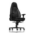 noblechairs ICON Real Leather Gaming Chair - Black/Black image number null