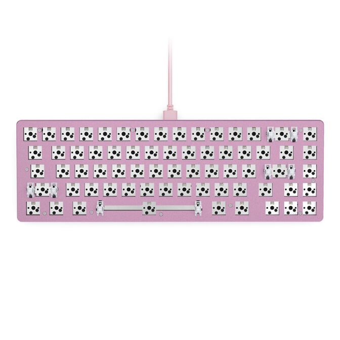 Glorious GMMK 2 Compact Tastatur - Barebone, ANSI-Layout, pink image number 1