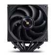 Jonsbo CC90 CPU Cooler, Dual Tower, 130mm PWM Fan, Segment Display - Black image number null