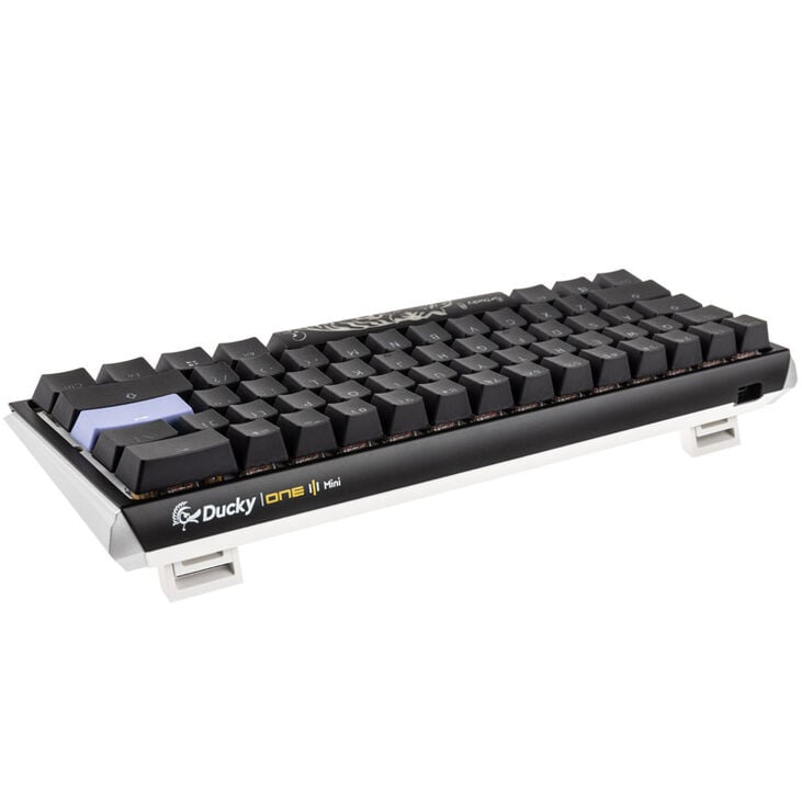 Ducky One 3 Classic Black/White Mini Gaming Keyboard, RGB LED - MX-Red (US) image number 2