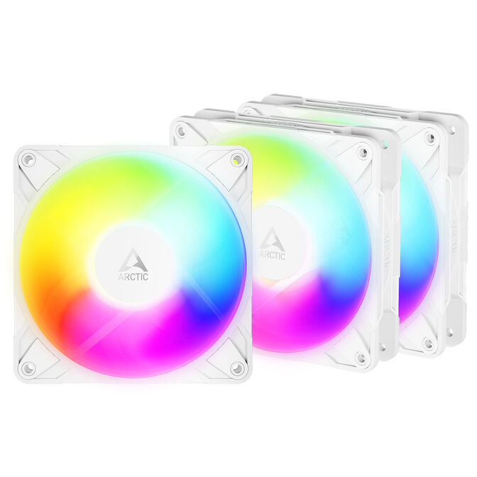 ARCTIC P12 Pro Reverse A-RGB PWM L&uuml;fter - 120mm, wei&szlig;, 3er-Pack image number 0