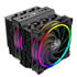 Akasa Soho H7 Dual Tower CPU Cooler, ARGB - 120 mm, black image number null