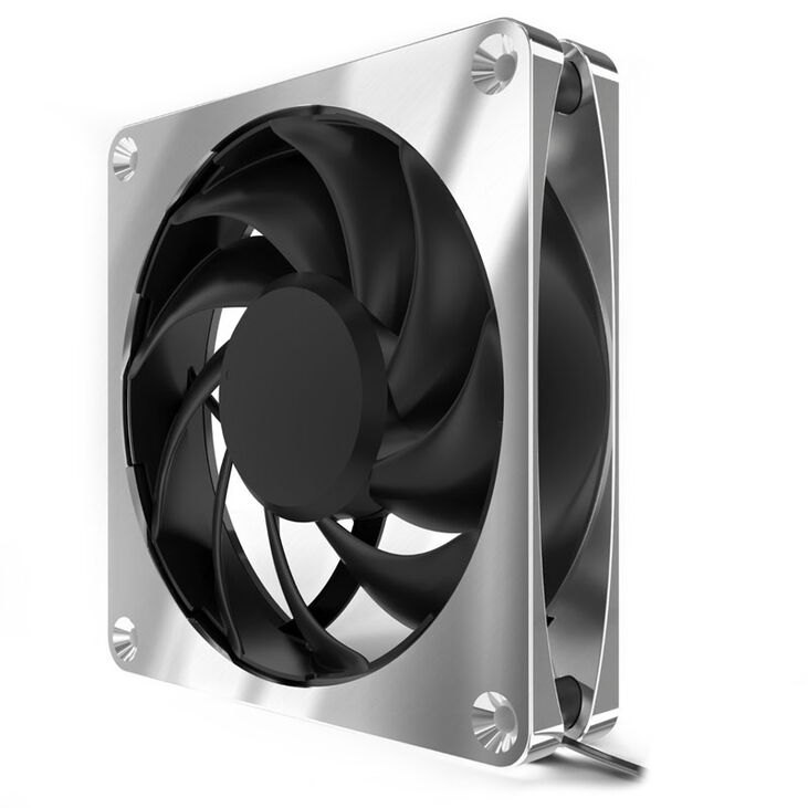 Alphacool Apex Stealth Metall Power Lüfter 120 mm, 3.000 U/min - chrome image number 3