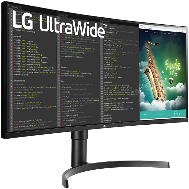 LG UltraWide 35WN75CP-B, 35 inch Curved Gaming Monitor, 100 Hz, VA, FreeSync image number 8