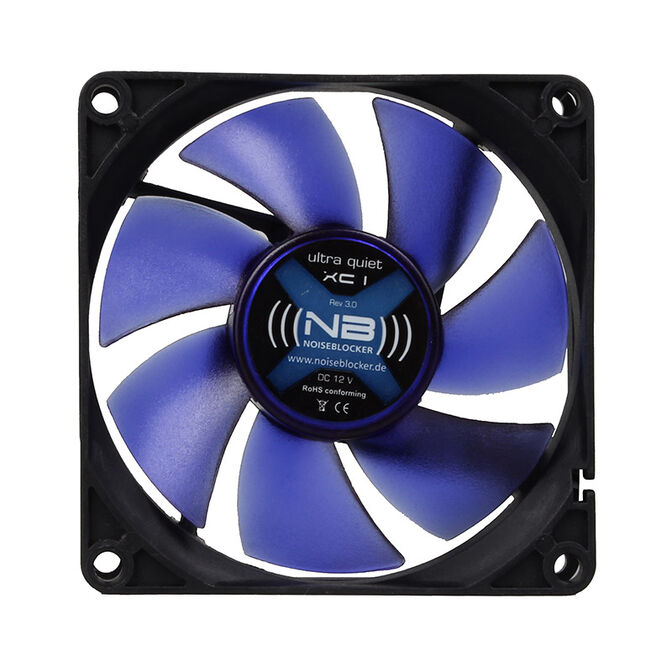 Noiseblocker BlackSilent Fan XC1, bulk - 80mm image number 2