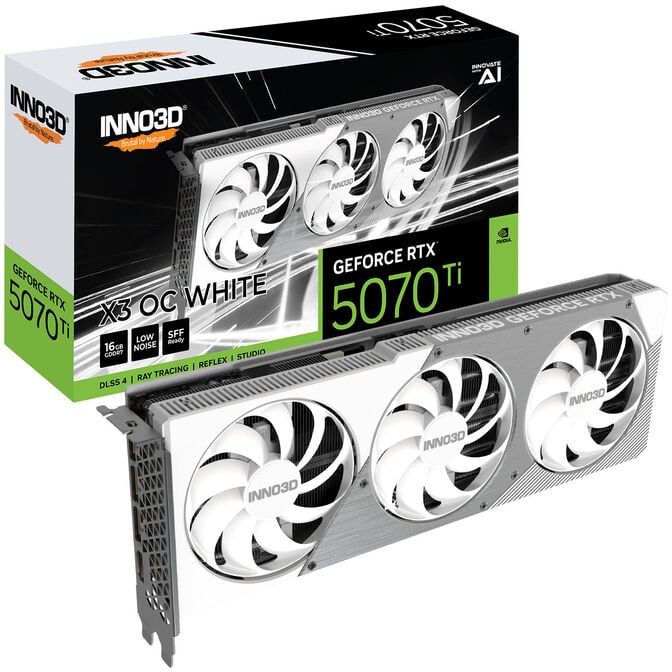 INNO3D GeForce RTX 5070 Ti X3 OC White, 16384 MB GDDR7 image number 0